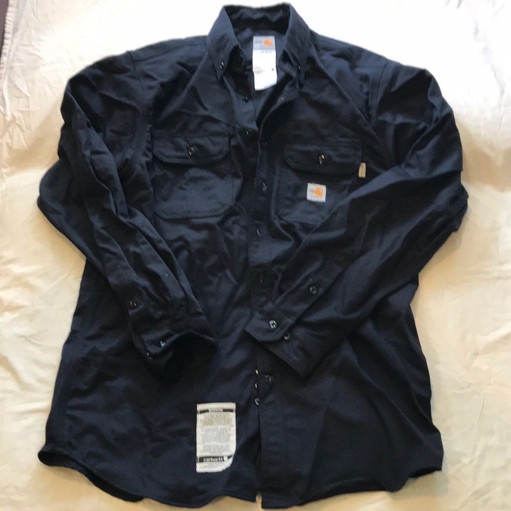 Flame retardant button down, never worn